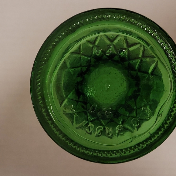 Vintage E.O. Brody Co. Green Glass Bud Vase - Picture 8 of 16